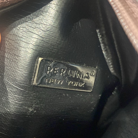 Perlina chocolate brown leather backpack - Picture 9 of 12